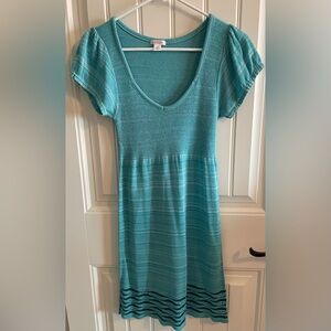 Xhilaration Turquoise Knit Top